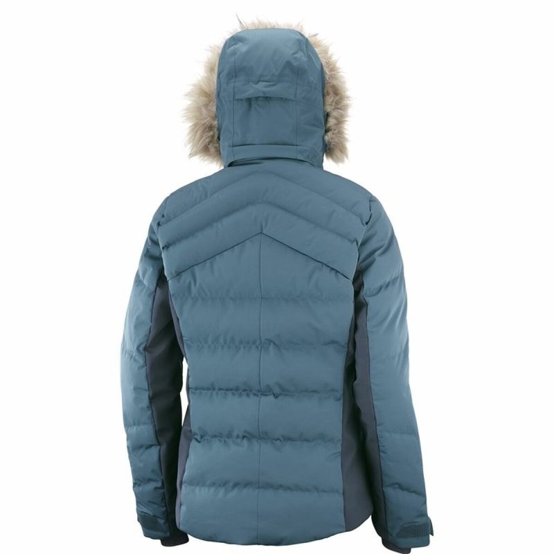 Anorak de ski Salomon Stormcozy Femme Bleu clair