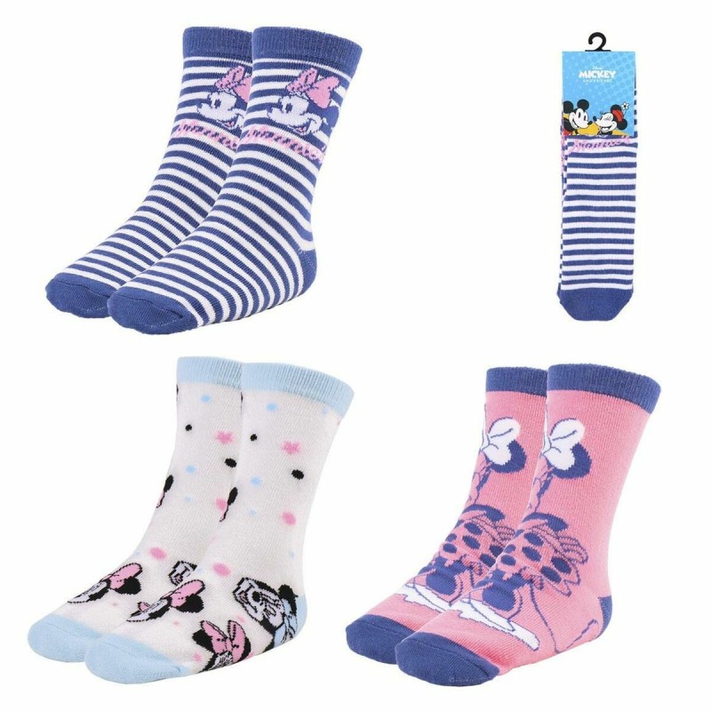 Chaussettes Minnie Mouse 3 paires