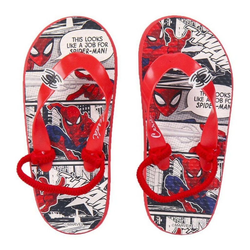 Tongs pour Enfants Spider-Man Rouge