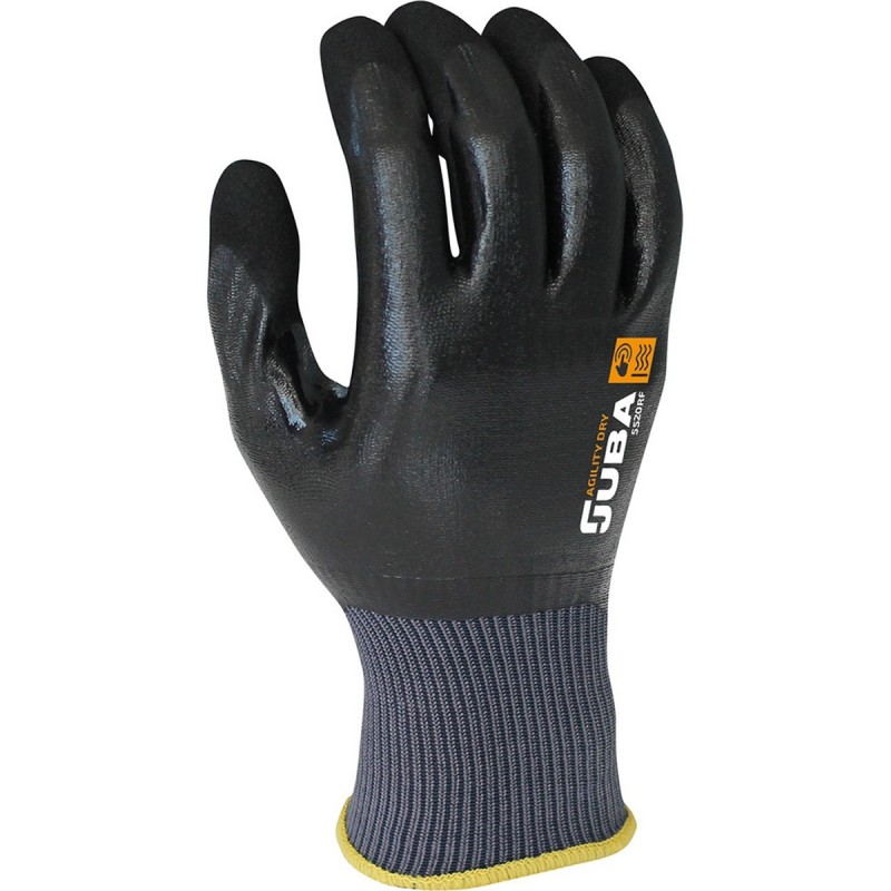 Gants de travail JUBA Noir Nitrile