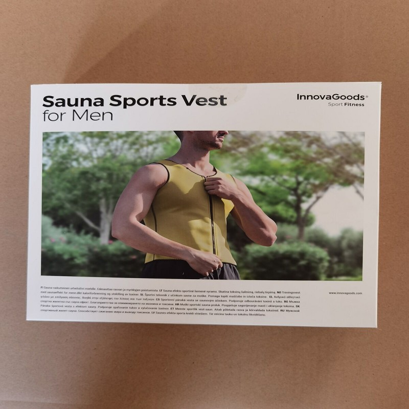 Gilet de Sport avec Effet Sauna pour Homme Passwa InnovaGoods