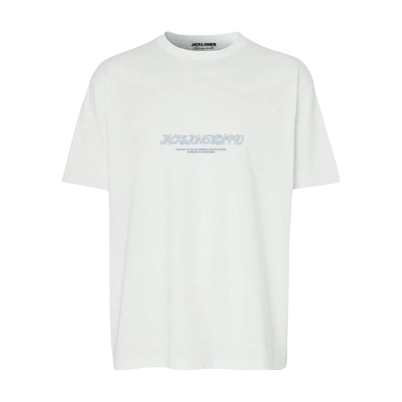 T-shirt à manches courtes homme Jack & Jones JORBRONX TEE SS CREW NECK FST 12263936 Blanc