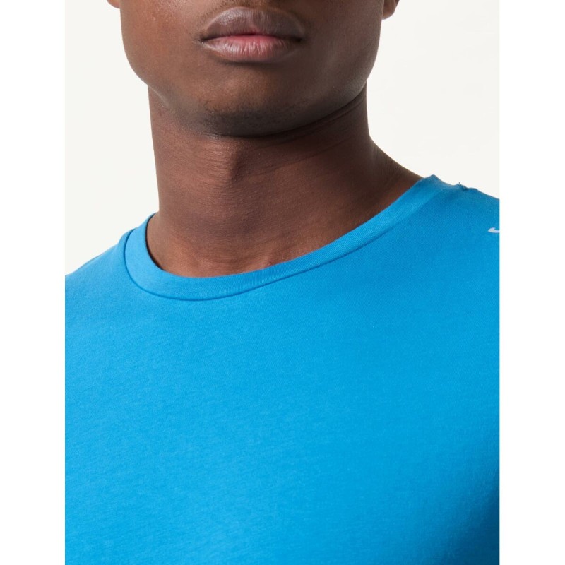 T-shirt à manches courtes homme Joluvi Combed Cotton Bleu