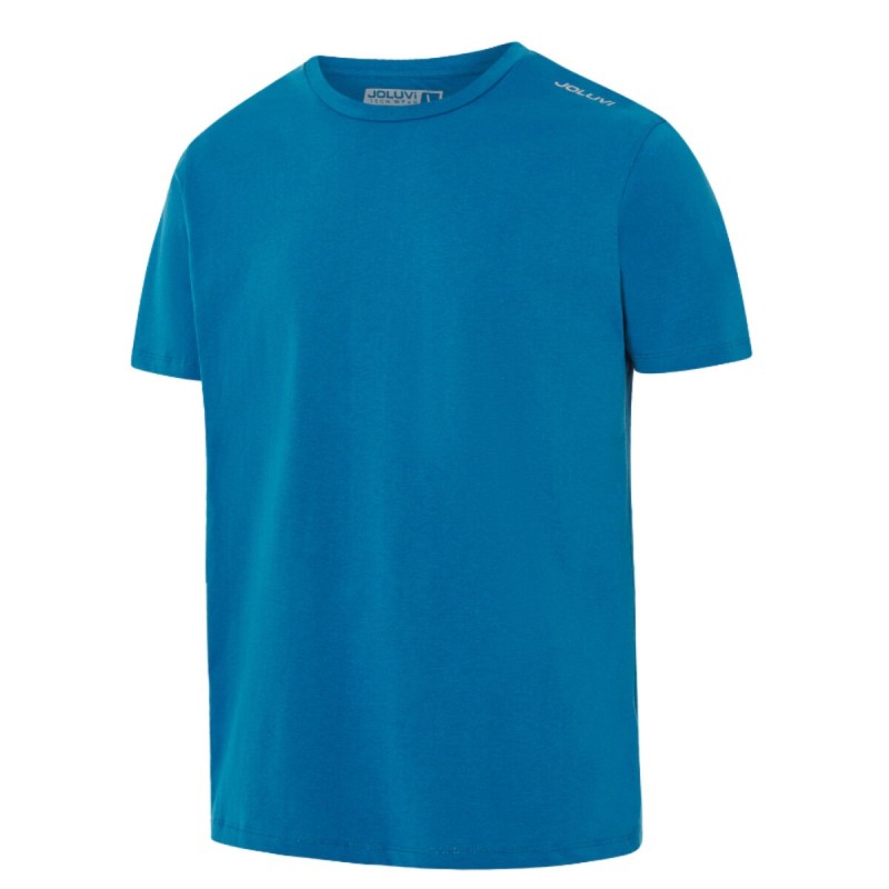 T-shirt à manches courtes homme Joluvi Combed Cotton Bleu