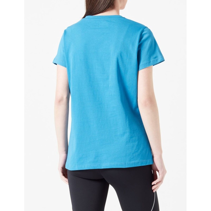 T-shirt à manches courtes femme Joluvi Combed Cotton Bleu