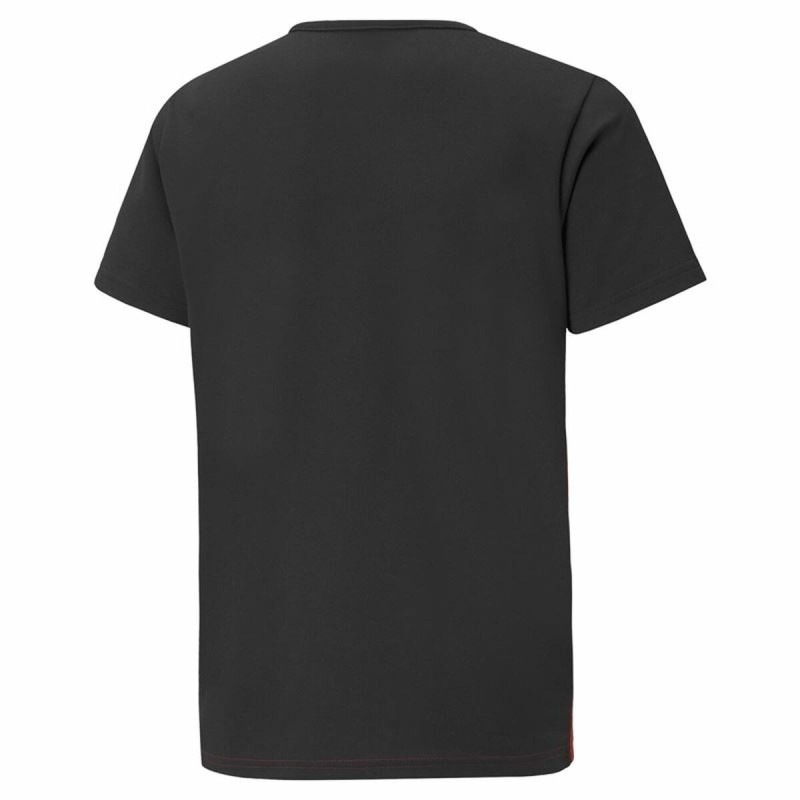 T shirt à manches courtes Enfant Puma individualRISE Rouge Noir