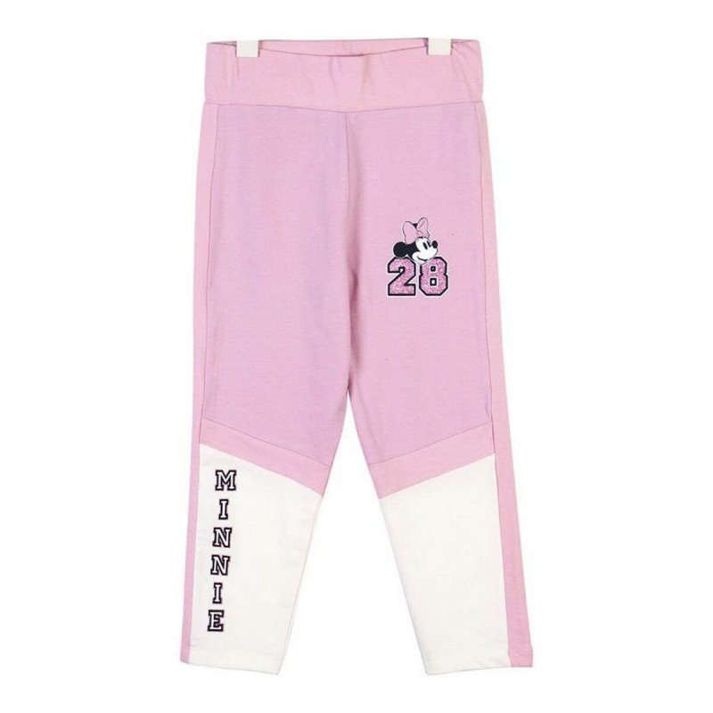 Leggings de Sport pour Enfants Minnie Mouse Rose