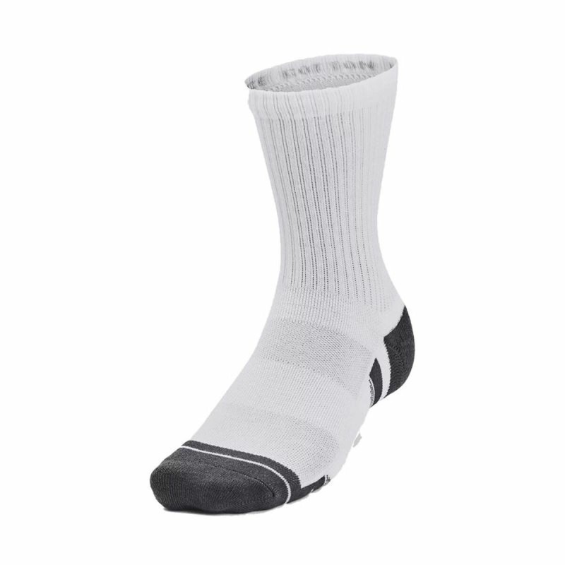 Chaussettes de Sport Under Armour Performance Blanc