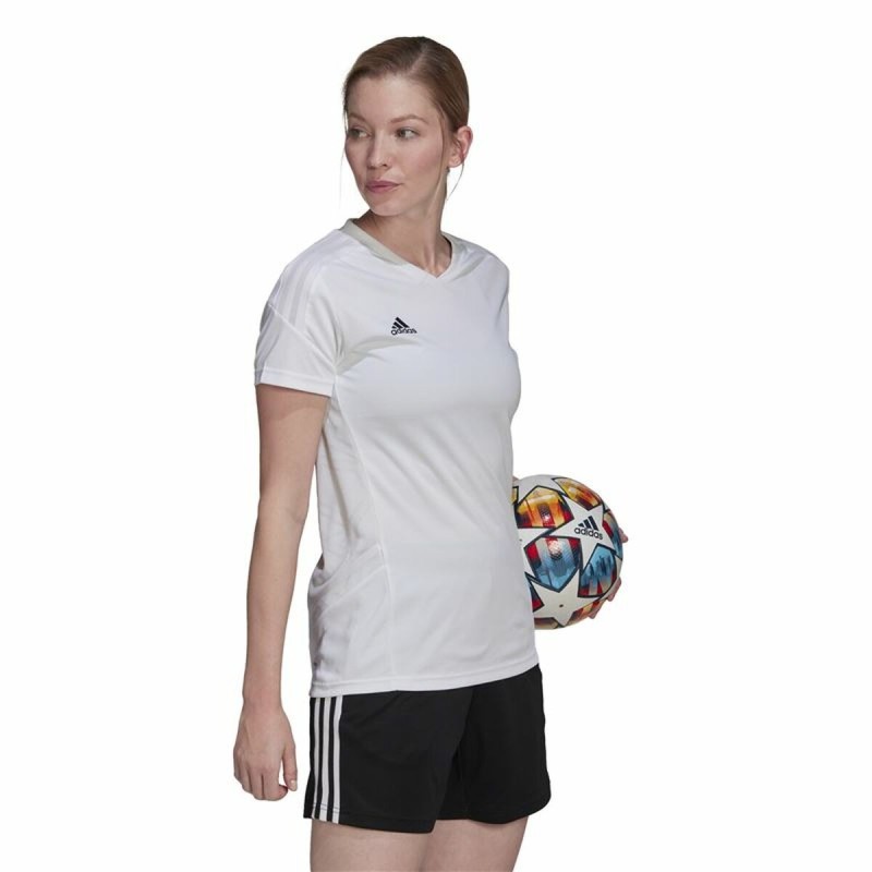 T-shirt de foot Adidas Con22 Blanc