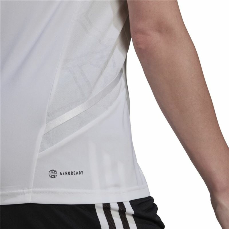 T-shirt de foot Adidas Con22 Blanc