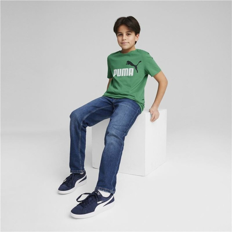 T shirt à manches courtes Enfant Puma Essentials+ Olive