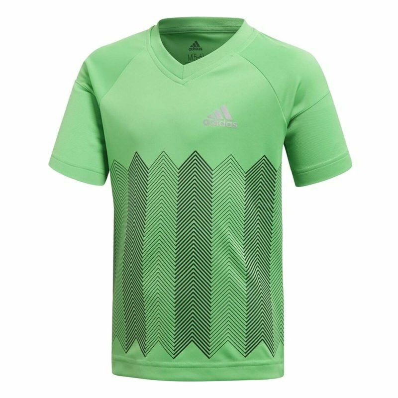 Maillot de Football à Manches Courtes pour Enfants Adidas Vert clair