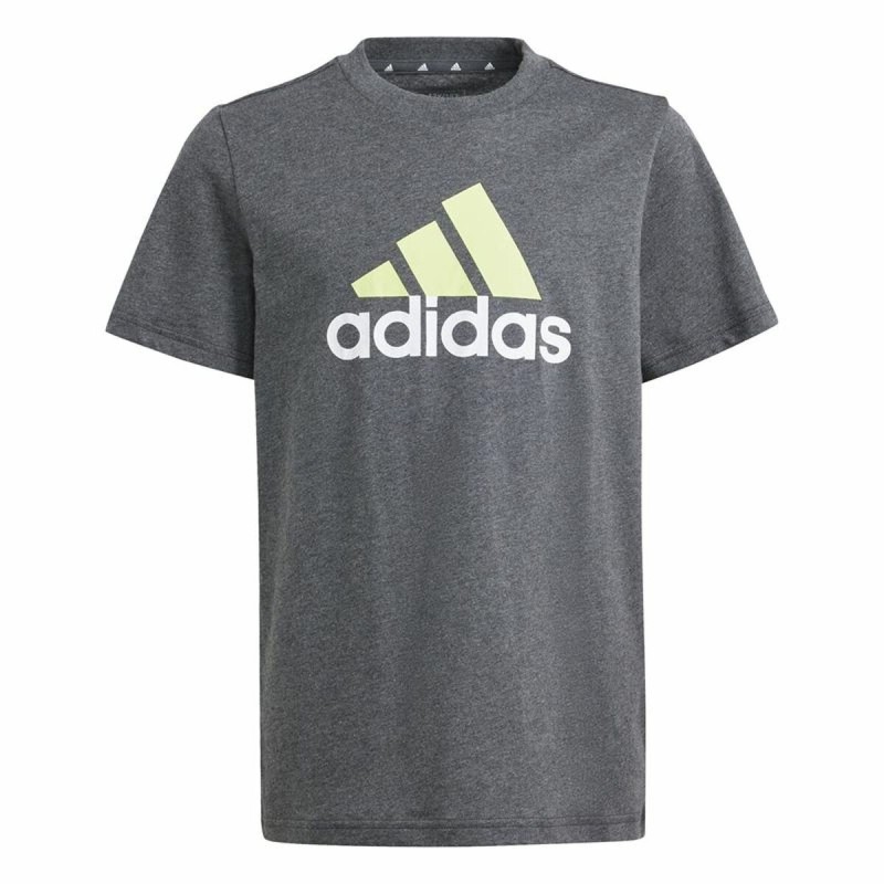 T shirt à manches courtes Enfant Adidas Essentials Big Logo Gris