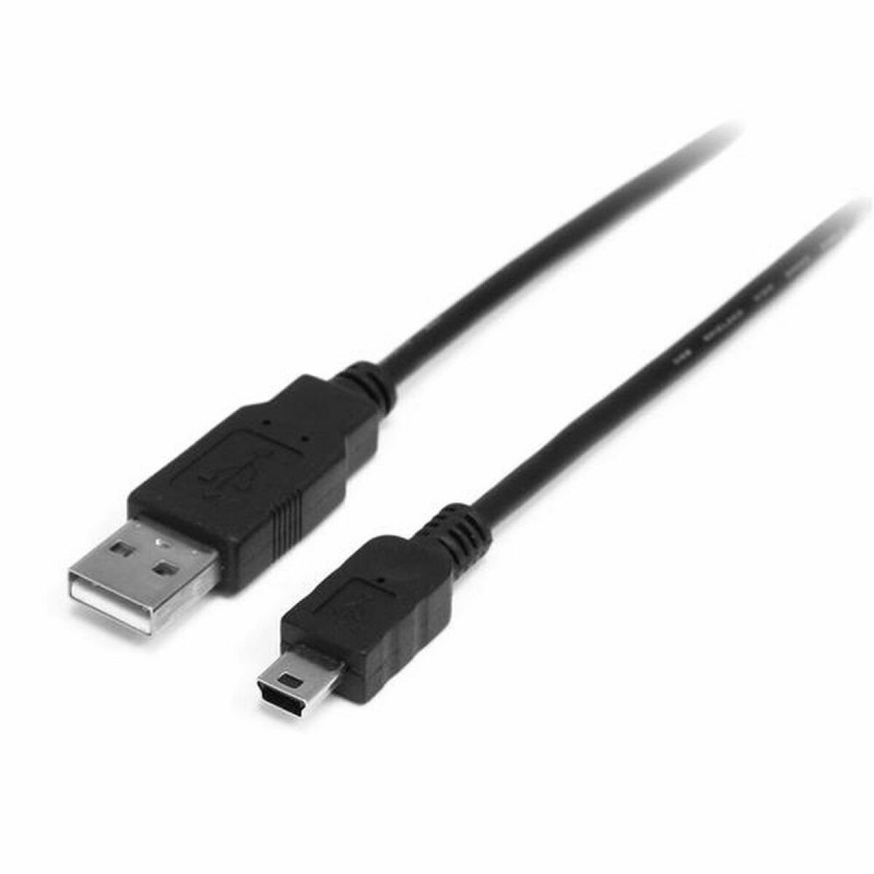 Câble USB A vers USB B Startech USB2HABM1M Noir