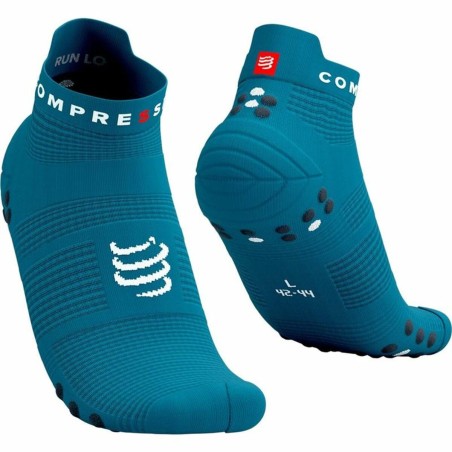 Socquettes de Sport  v4.0  Compressport Pro Racing Bleu