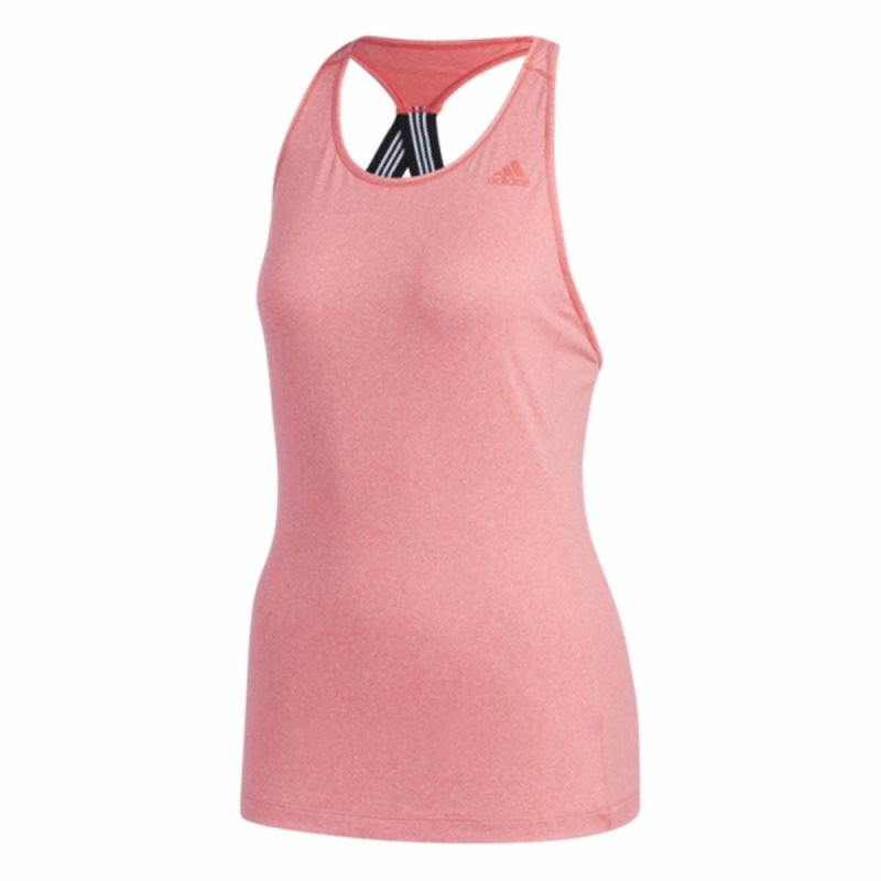 Maillot de Corps sans Manches pour Femme Adidas 3 Stripes Tank Rose