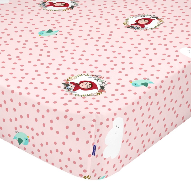 Drap housse HappyFriday MR FOX Multicouleur Lit 1 persone