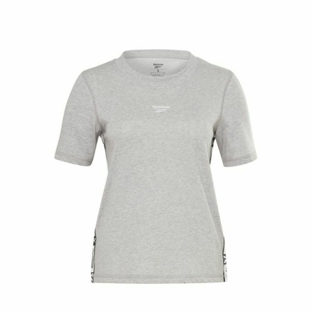 T-shirt à manches courtes femme Reebok Tape Pack Gris