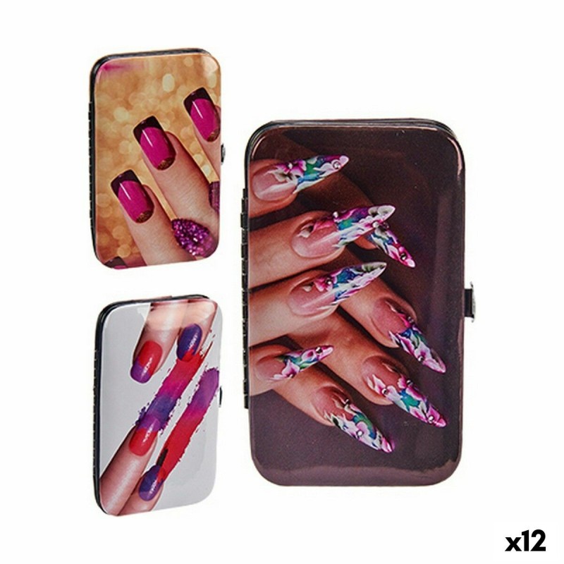 Set de Manucure Plastique Ongles (12 Unités)