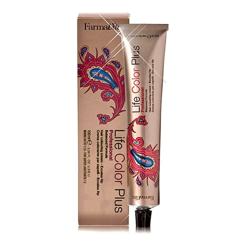 Teinture permanente Life Color Plus Farmavita Life Color Nº 4 3 Warm Brown (100 ml)