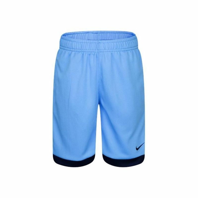 Short de Sport pour Enfants Nike Dry Fit Trophy Bleu Noir