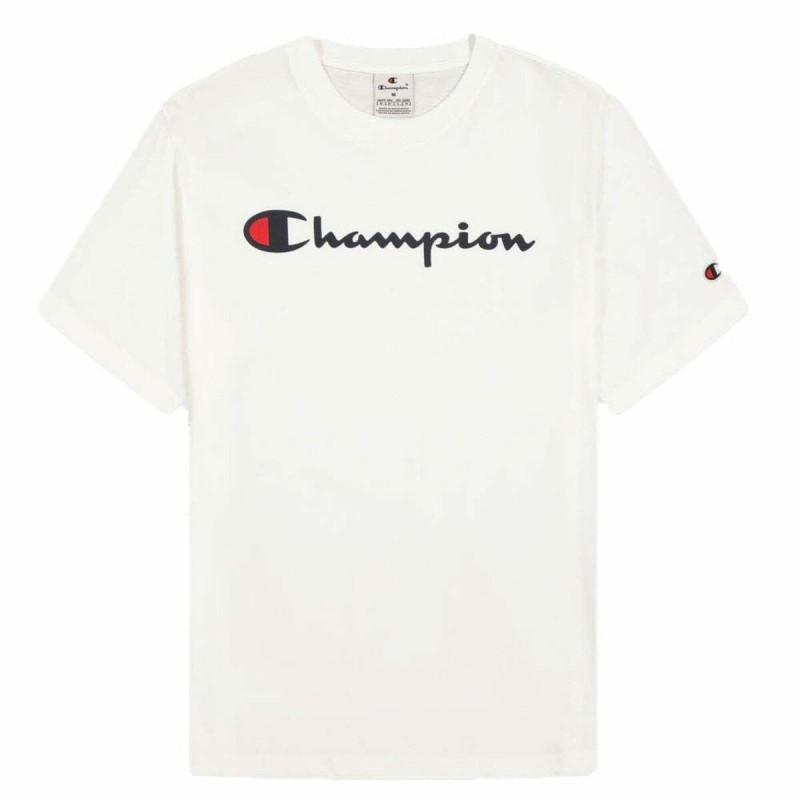 T-shirt à manches courtes homme Champion SS TEE 220256 Blanc