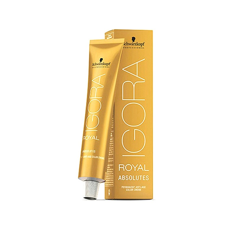 Teinture anti-âge permanente Igora Royal Absolutes Schwarzkopf 6-80 (60 ml)