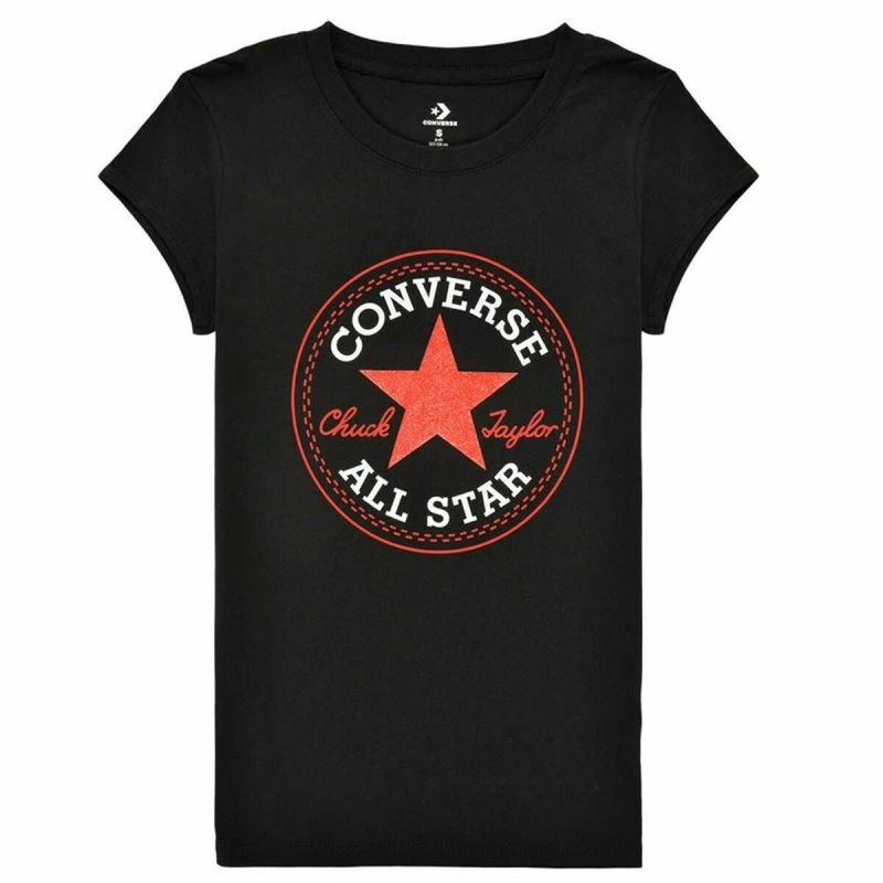 T shirt à manches courtes Enfant Converse Timeless  Noir