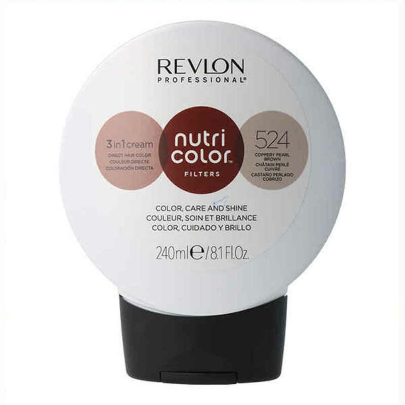 Teinture permanente Nutri Color Revlon 524 Cuivre Marron (240 ml)