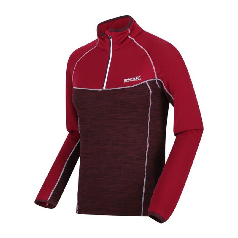 Doublure Polaire Regatta Hepley Lightweight Half-Zip Rouge foncé