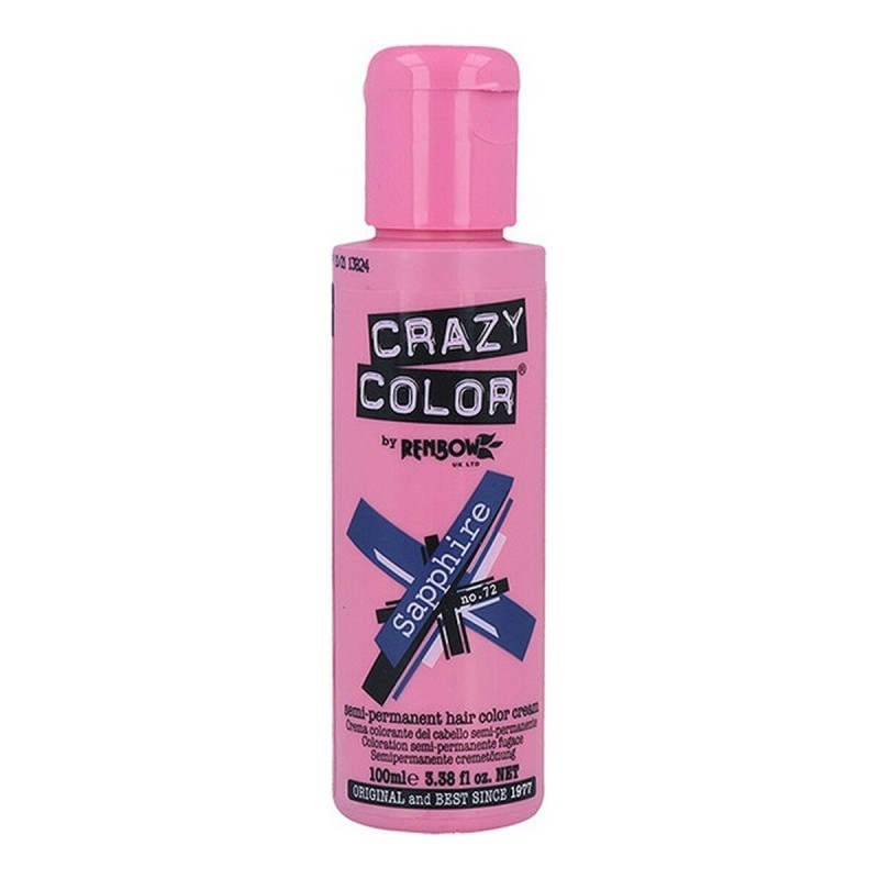 Couleur Semi-permanente Safiro Crazy Color Nº 72 (100 ml)