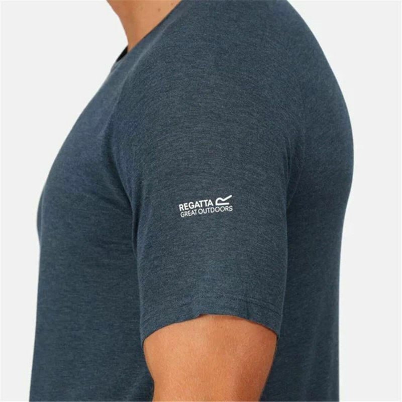 T-shirt à manches courtes homme Regatta Ambulo Bleu