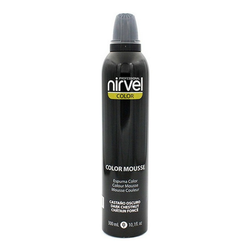 Mousse volumatrice Color Mousse Nirvel Color Mousse Chatain foncé (300 ml)