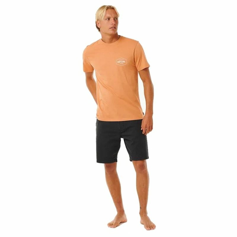 Maillot de Corps de Sport à Manches Coupe Rip Curl Stapler  Marron Clair