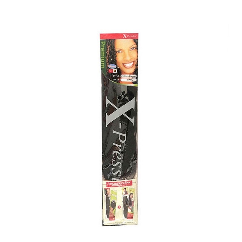 Extensions pour les Cheveux X-Pression 1b/VIOLETA Nº 1b/pur