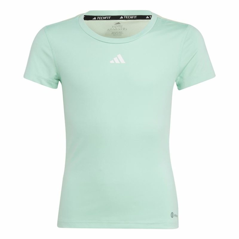 T shirt à manches courtes Enfant Adidas Techfit Aeroready Sport Icons Vert