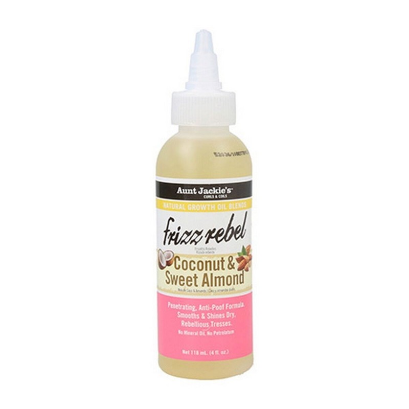 Huile dure Aunt Jackie's C&C Coconut & Sweet Almond Frizz Rebel (118 ml)