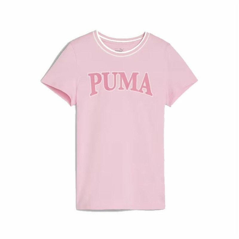 T shirt à manches courtes Enfant Puma Squad Rose