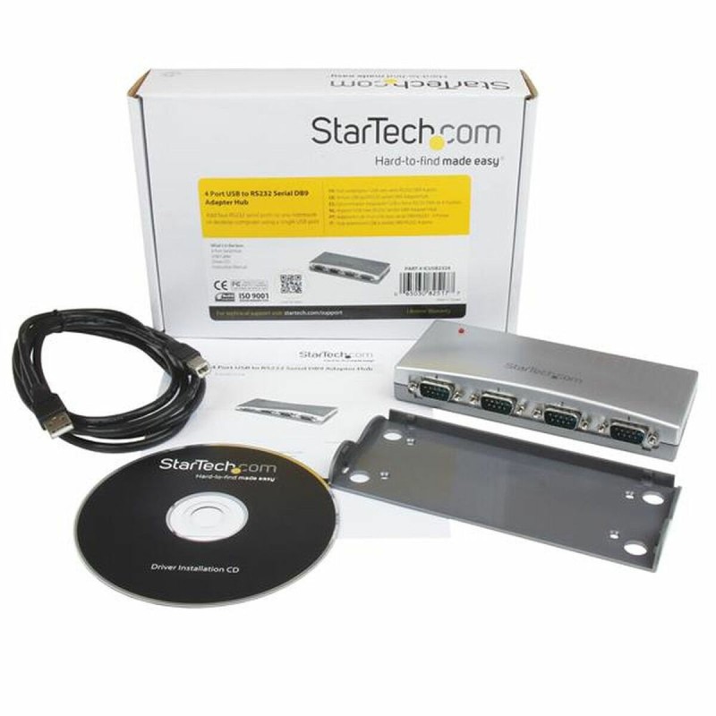 Adaptateur USB vers RS232 Startech ICUSB2324 Argenté