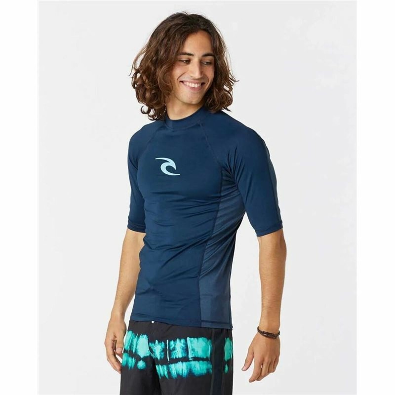 T-shirt à manches courtes homme Rip Curl Waves Blue marine