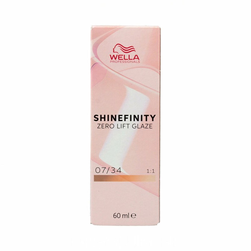 Coloration Permanente Wella Shinefinity color Nº 07/34 (60 ml)