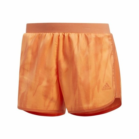 Short de Sport pour Femme Adidas M10 3" Orange