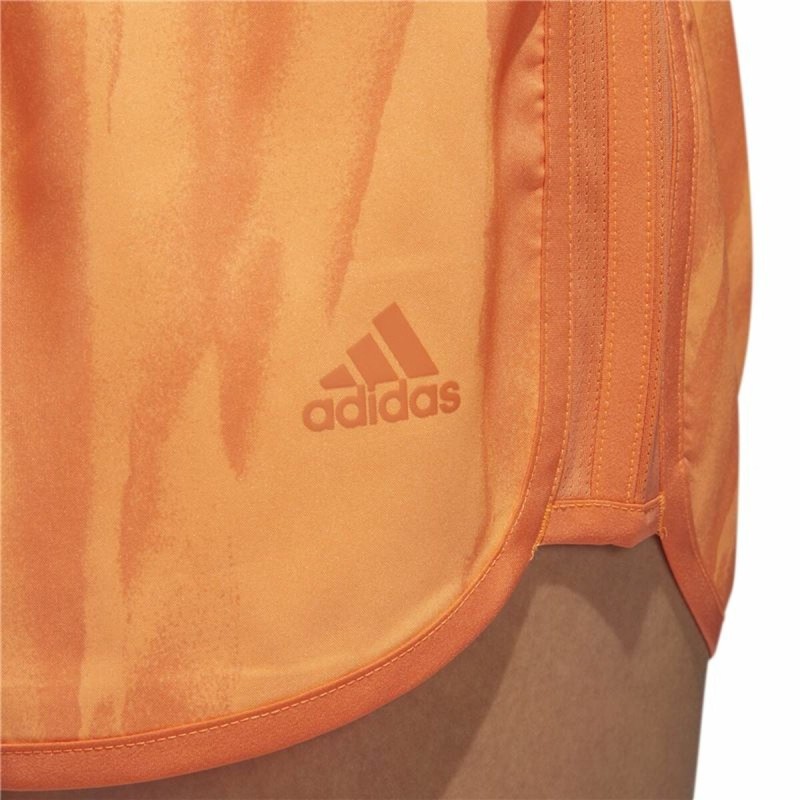 Short de Sport pour Femme Adidas M10 3" Orange