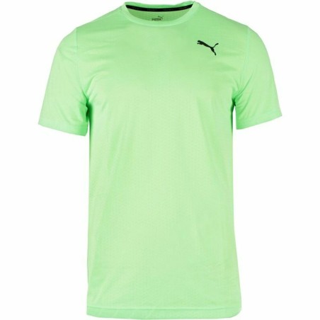 T-shirt à manches courtes homme Puma Train Fav Blaster Fizzy Vert Vert citron