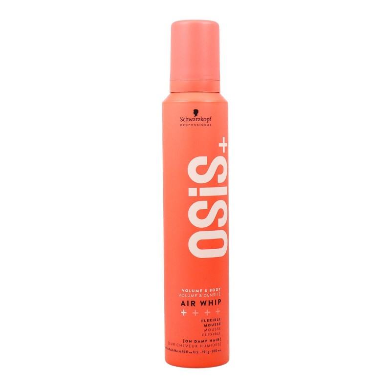 Mousse Fixative Schwarzkopf Osis+ Air Whip 200 ml