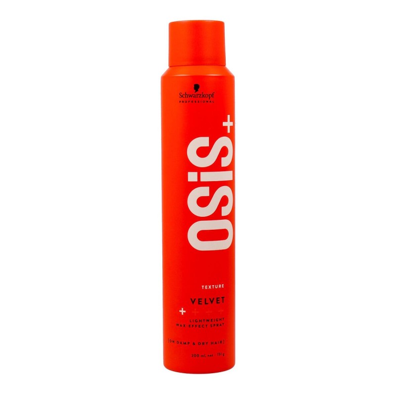 Laque de Fixation Flexible Schwarzkopf Osis+ Velvet 200 ml