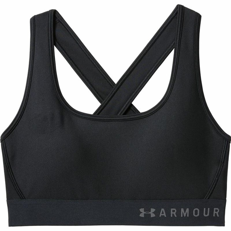 Soutien-gorge de Sport Under Armour Mid Crossback Noir