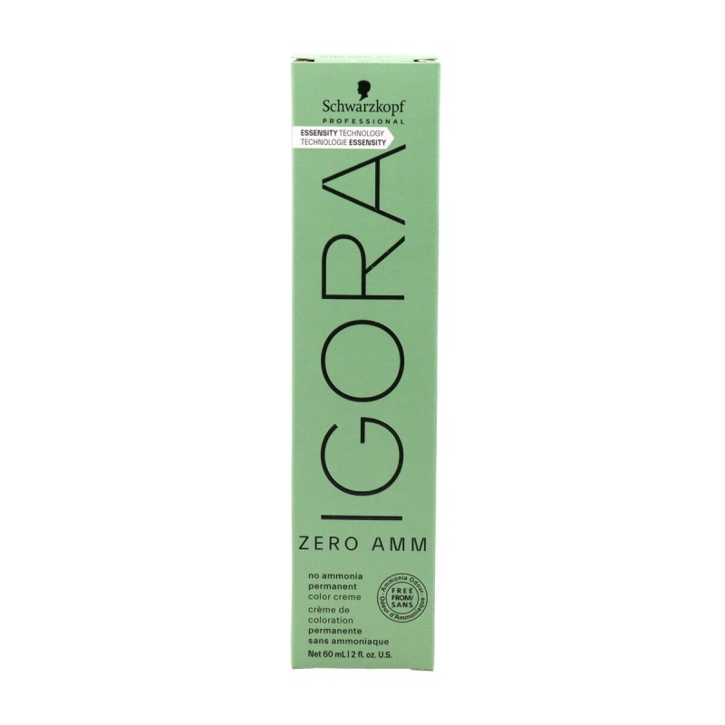 Teinture permanente Schwarzkopf Igora Zero Amm Blond Moyen Doré Nº 7-50 60 ml