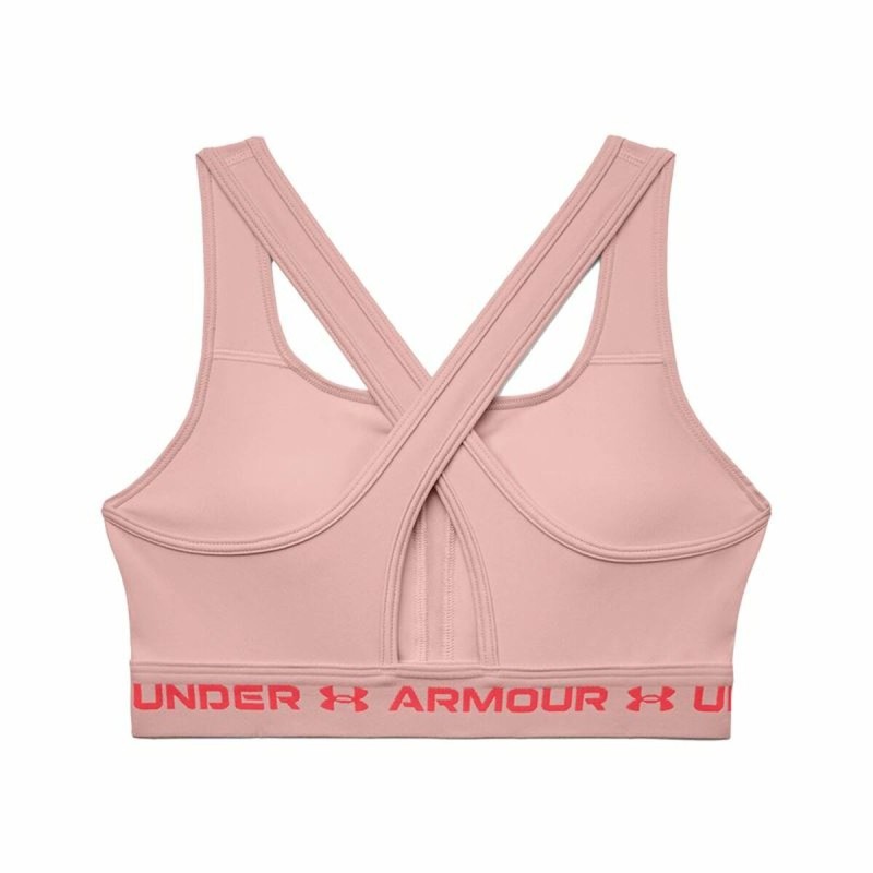 Soutien-gorge de Sport Under Armour  Crossback Mid Rose