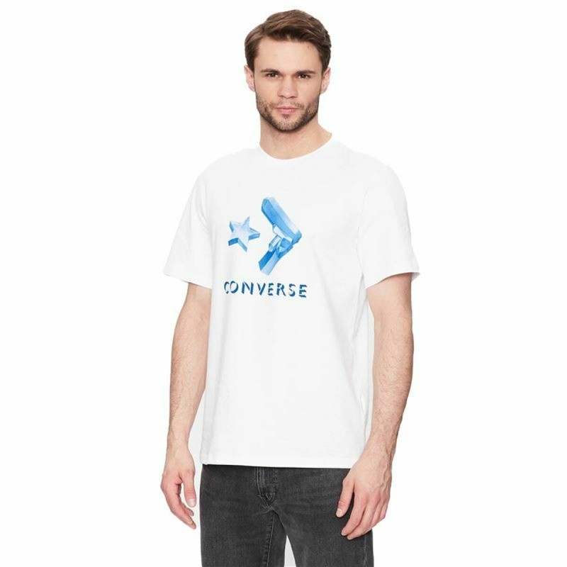 T-shirt à manches courtes homme Converse Crystals Blanc